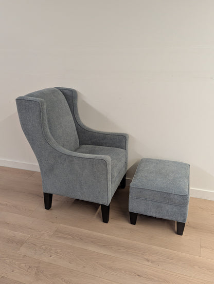 Stylus Rogers Armchair & Ottoman