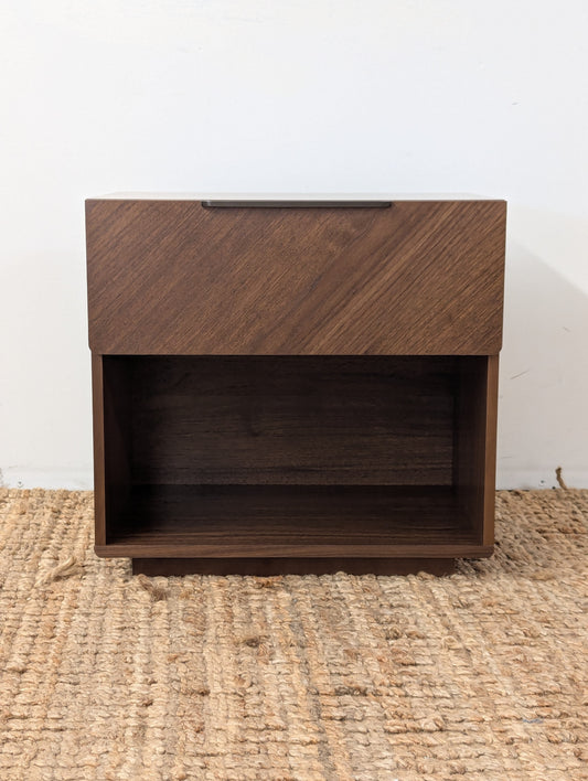 Article Nera 1-Drawer Nightstand - Walnut
