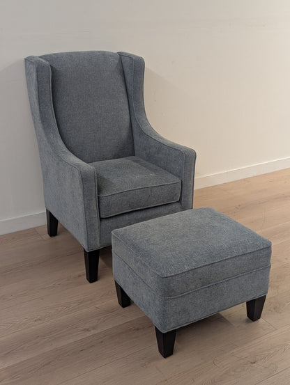 Stylus Rogers Armchair & Ottoman