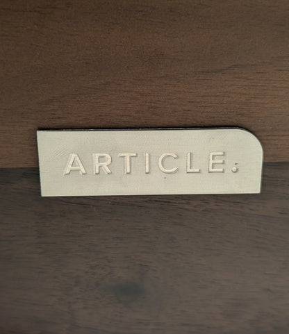 Article Fiore Side Table (2 Available) - Walnut