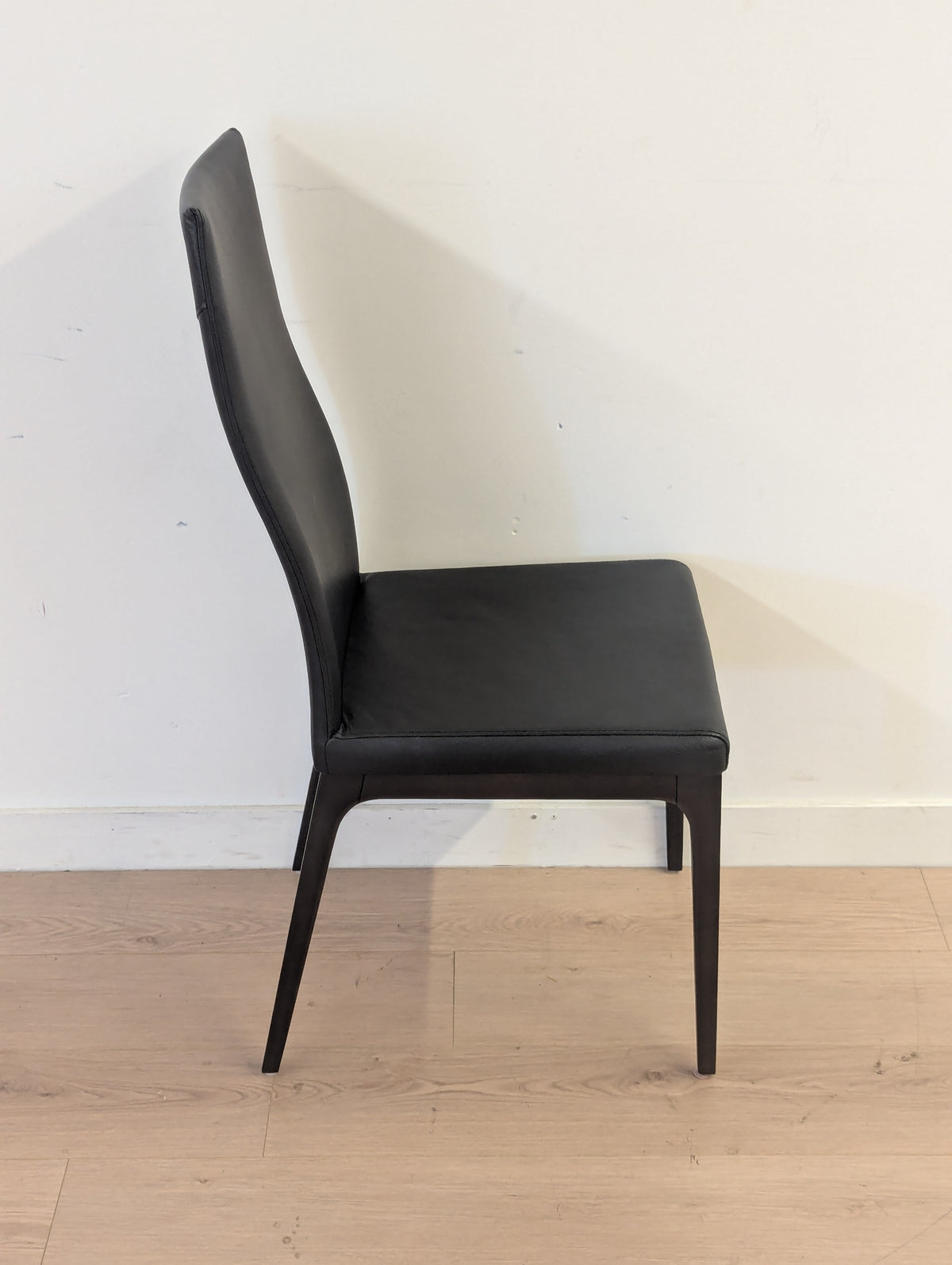 Scan Designs Leather Dining Chairs (Set of 4)