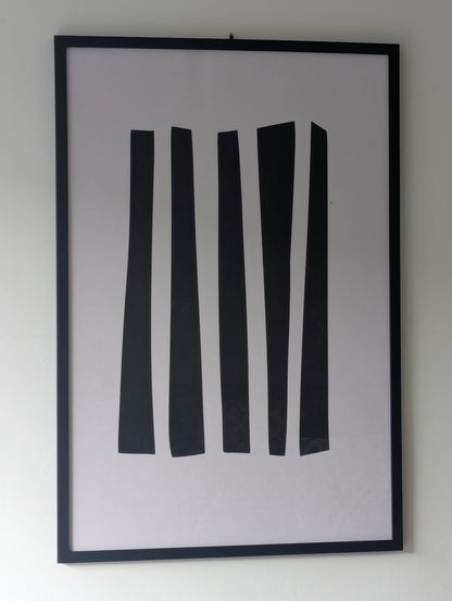 Black Wave Mysteries- Abstract Modern Poster
