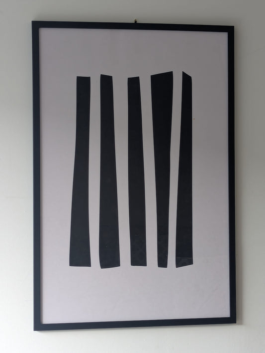 Black Wave Mysteries- Abstract Modern Poster