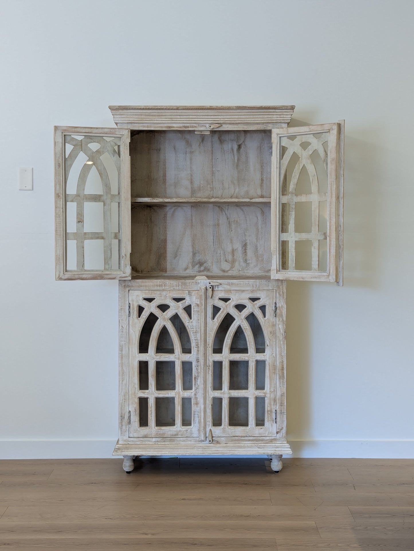 Chintz & Company Curio - Bengal White Washed Mango Wood