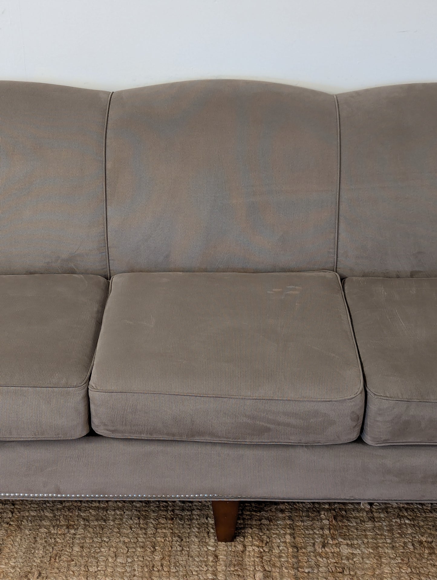 Brown Upholstered Sofa