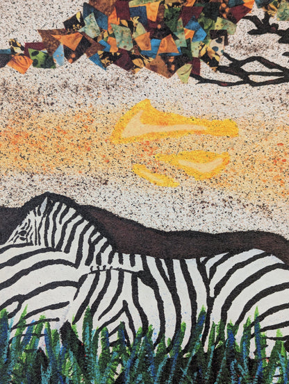 Zebra Run by Alonzo Saunders