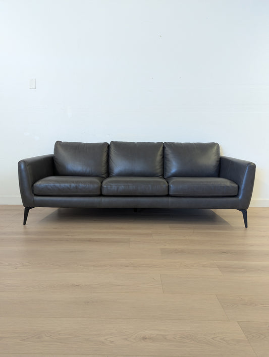 Scan Designs Leather Sofa