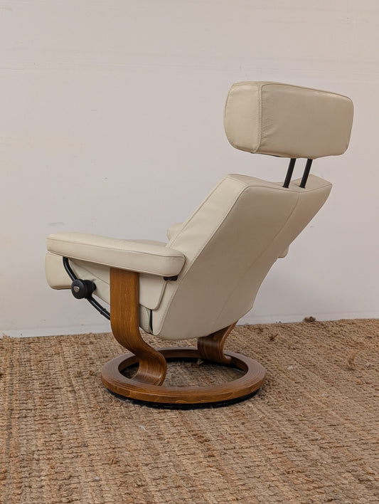 Stressless Taurus Reclining Chair and Ottoman