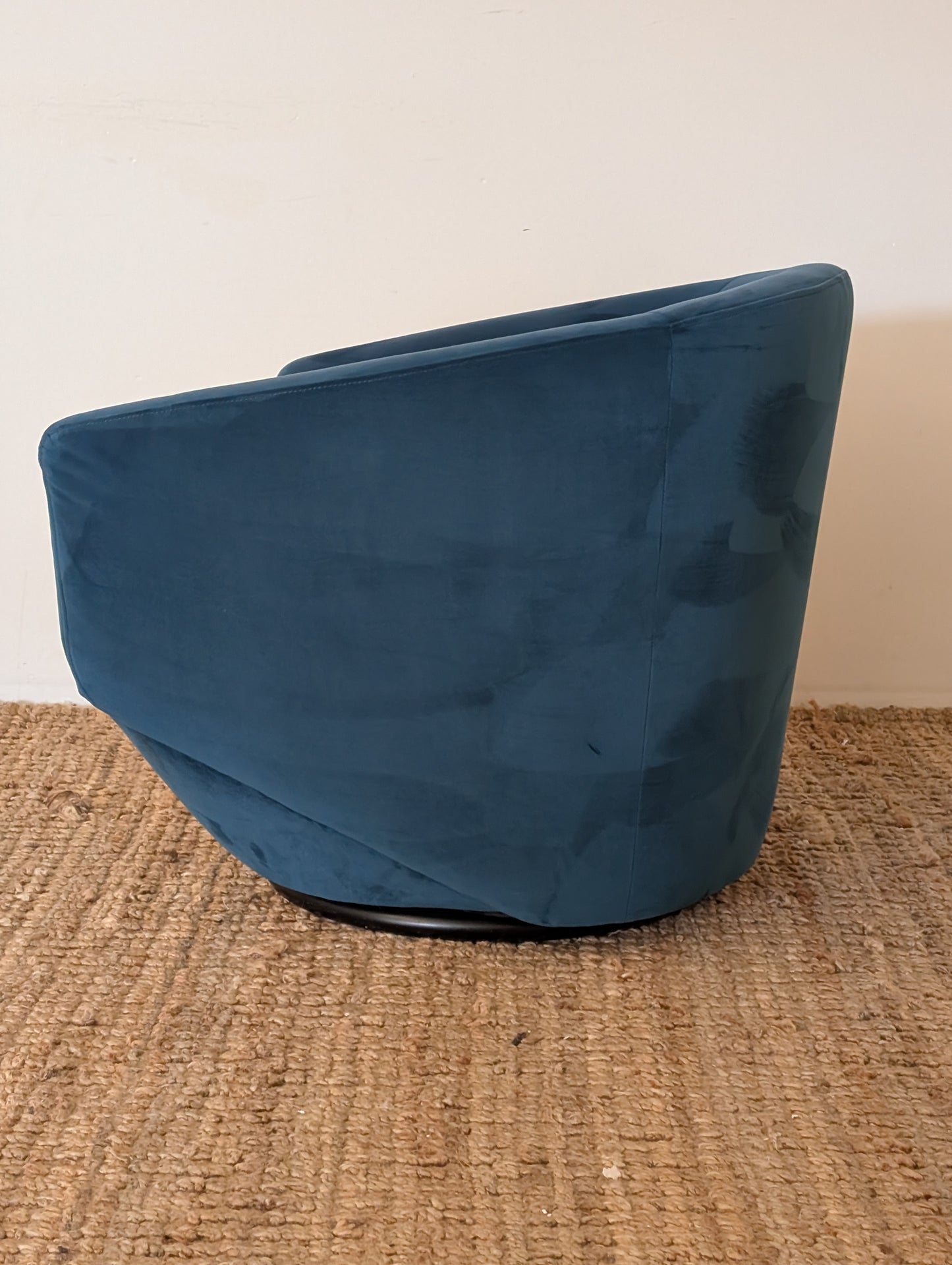 Scan Designs Geneva Fabric Swivel Chair