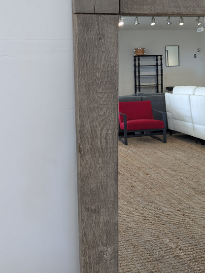 RH Russian Reclaimed Oak Mirror 55X96 Grey