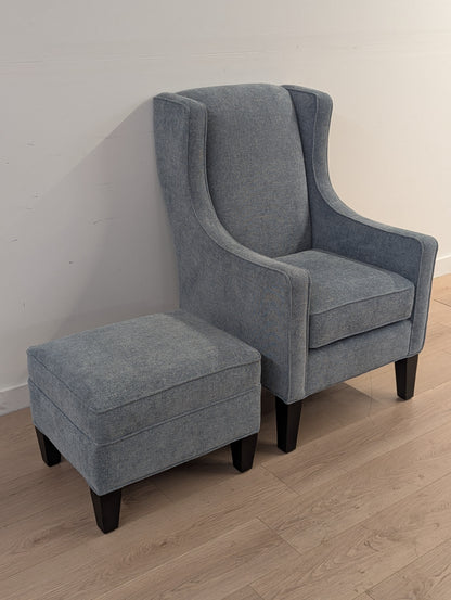 Stylus Rogers Armchair & Ottoman