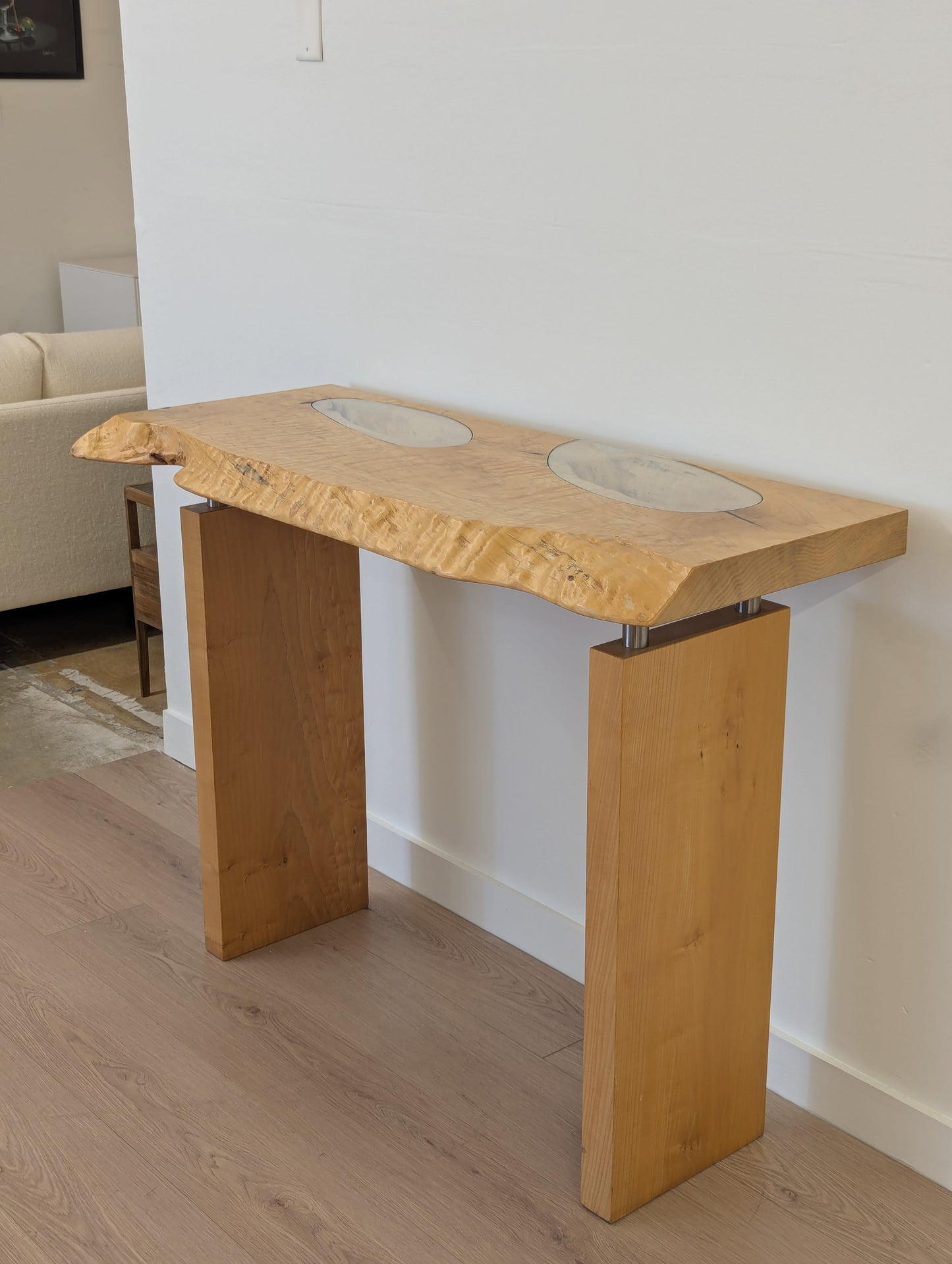 Live Edge Console Table