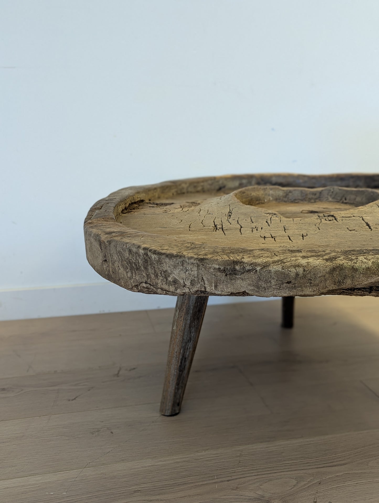 Antique Grinding Wheel Coffee Table