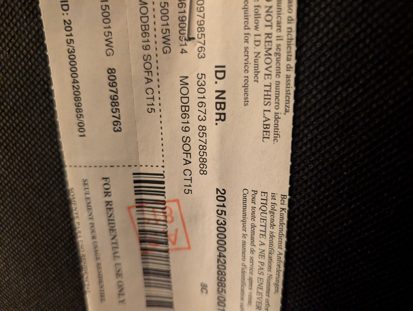 Natuzzi Editions MODB618 Sofa