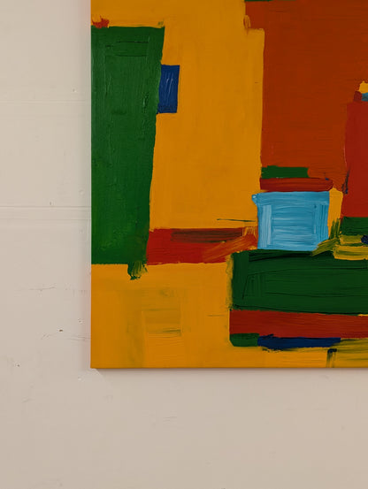 Tim Schouten Orange Seranade _ Original Signed Acrylic