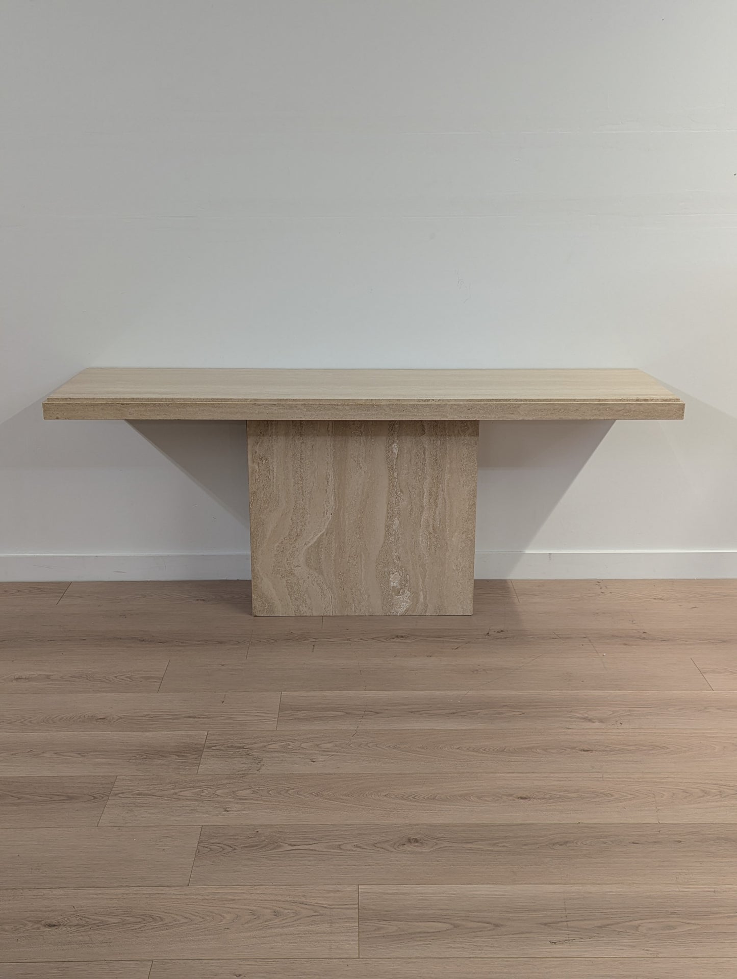 The Art Shoppe Travertine Console