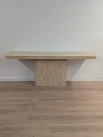 The Art Shoppe Travertine Console