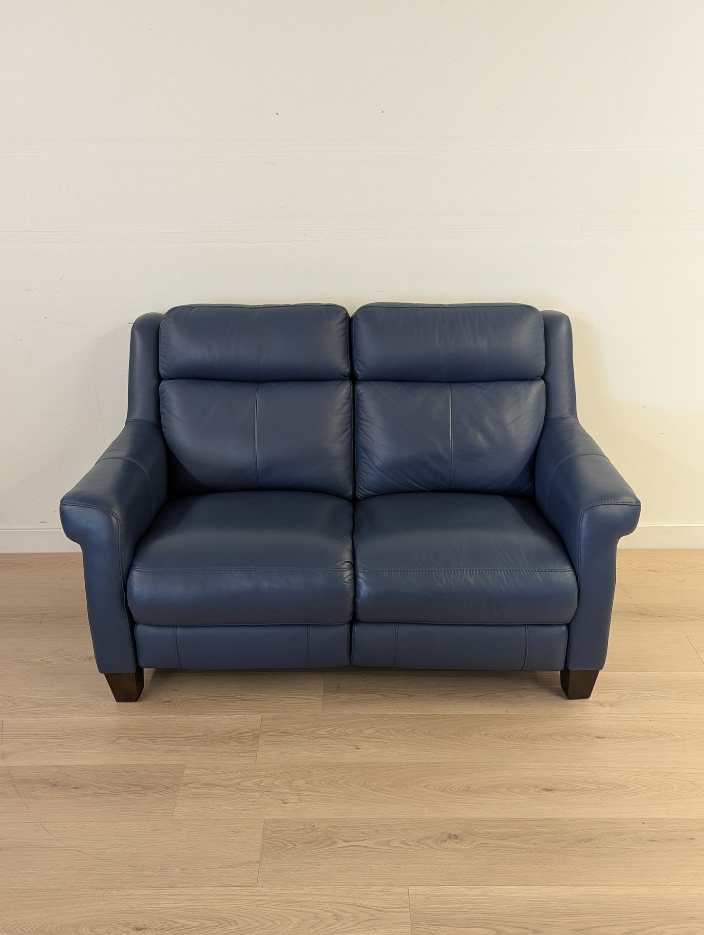 Amax Houston Power Reclining Leather Loveseat