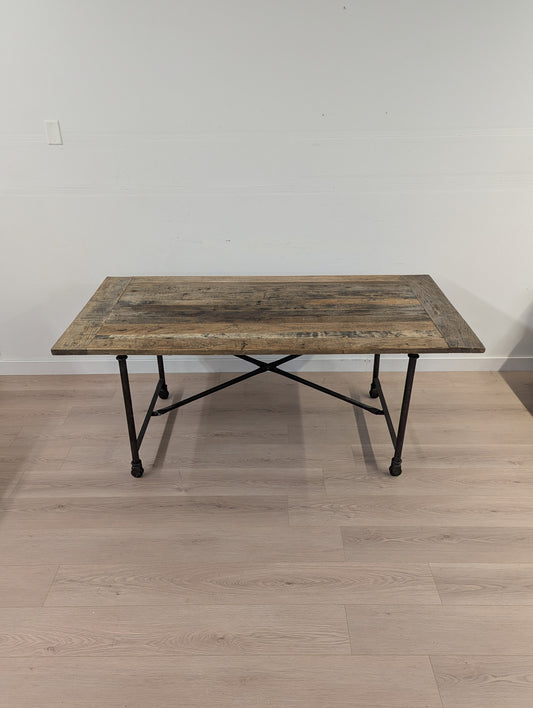 RH Flatiron Reclaimed Wood Dining Table