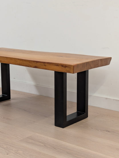 Live Edge Wood Bench