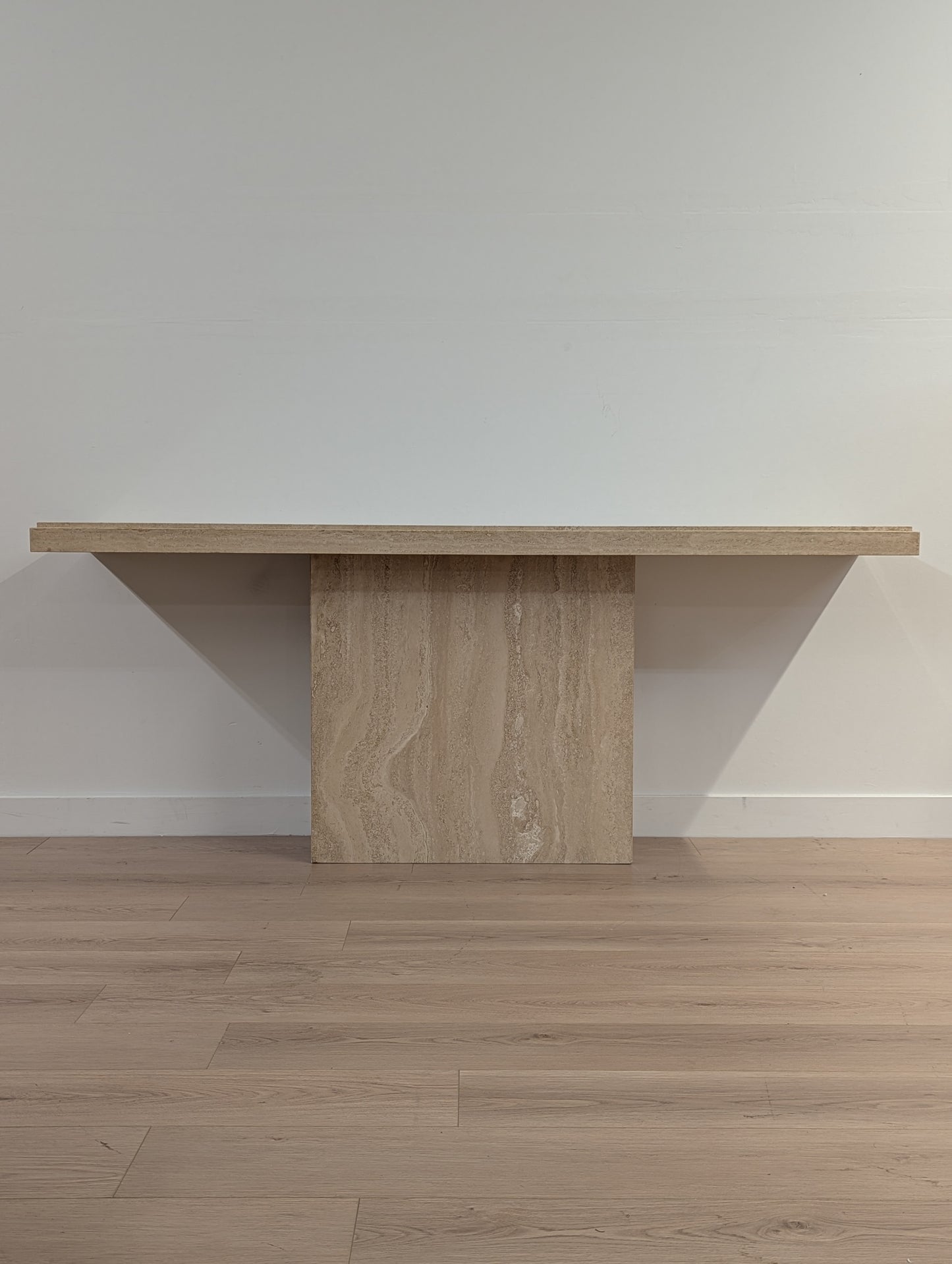 The Art Shoppe Travertine Console