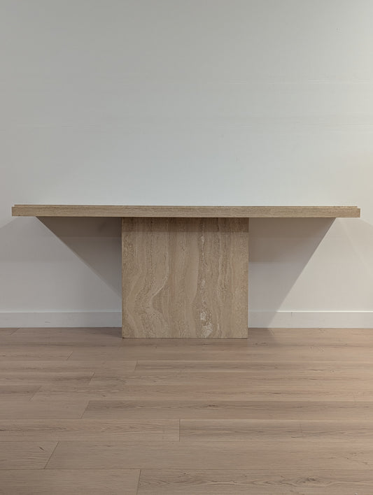 The Art Shoppe Travertine Console