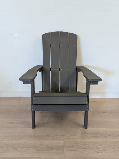 Plastic Adirondack Outdoor Lounge Chair (Set of 4)