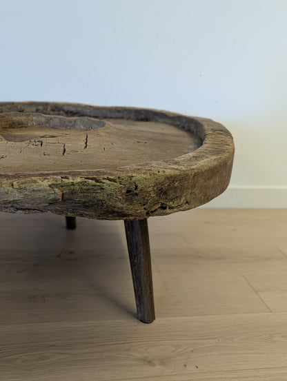 Antique Grinding Wheel Coffee Table