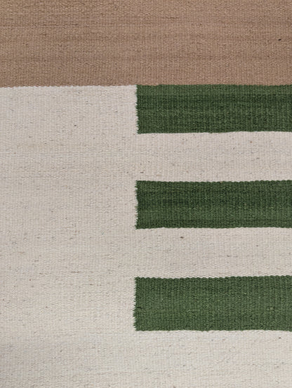 Anglo Oriental Dhurrie Handwoven Rug (91” x 118”)