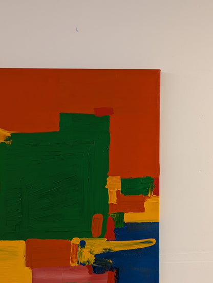 Tim Schouten Orange Seranade _ Original Signed Acrylic
