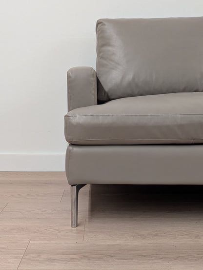 EQ3 Eve Leather Loveseat