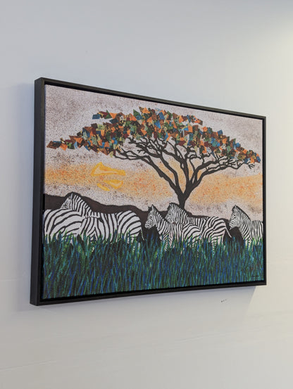 Zebra Run by Alonzo Saunders