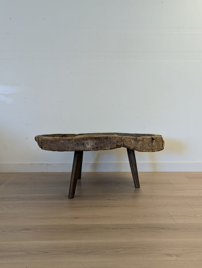 Antique Grinding Wheel Coffee Table