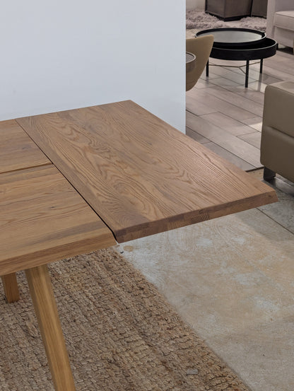 Article Madera 86" - 125" Solid Wood Extendable Dining Table - Oak