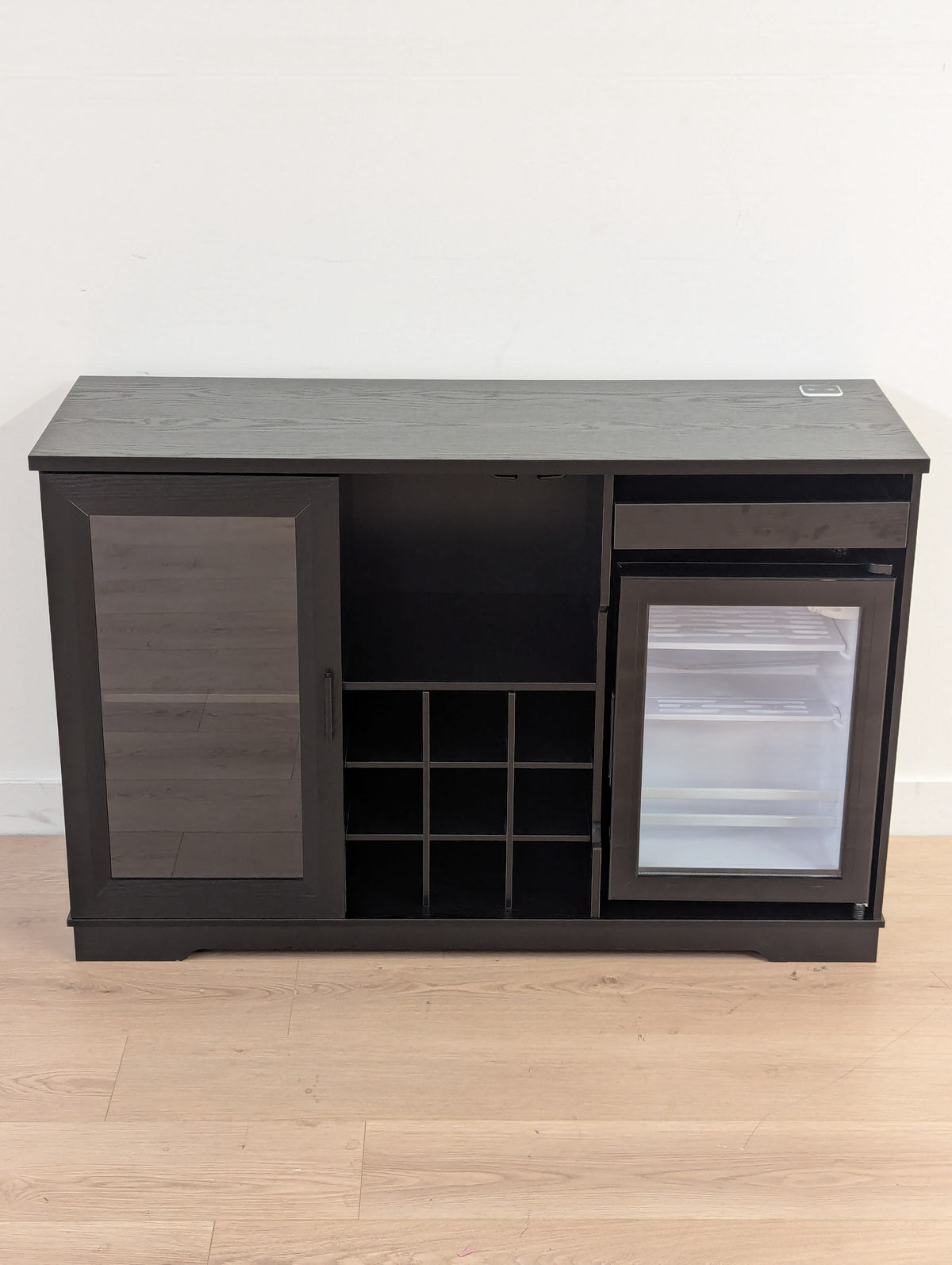 Brottar Large Coffee Bar Cabinet with Fridge