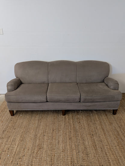 Brown Upholstered Sofa