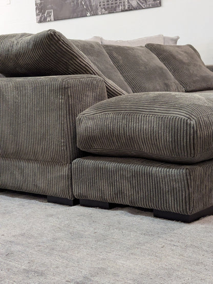 SOLD Moe's Plunge Corduroy Sectional