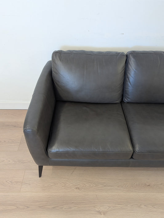 Scan Designs Leather Sofa