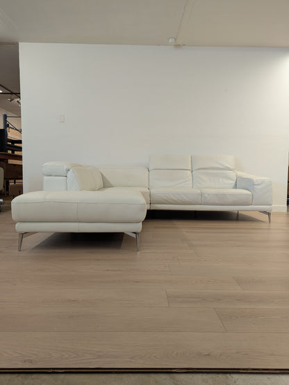 Natuzzi Italia Brooklyn Leather Sectional Sofa