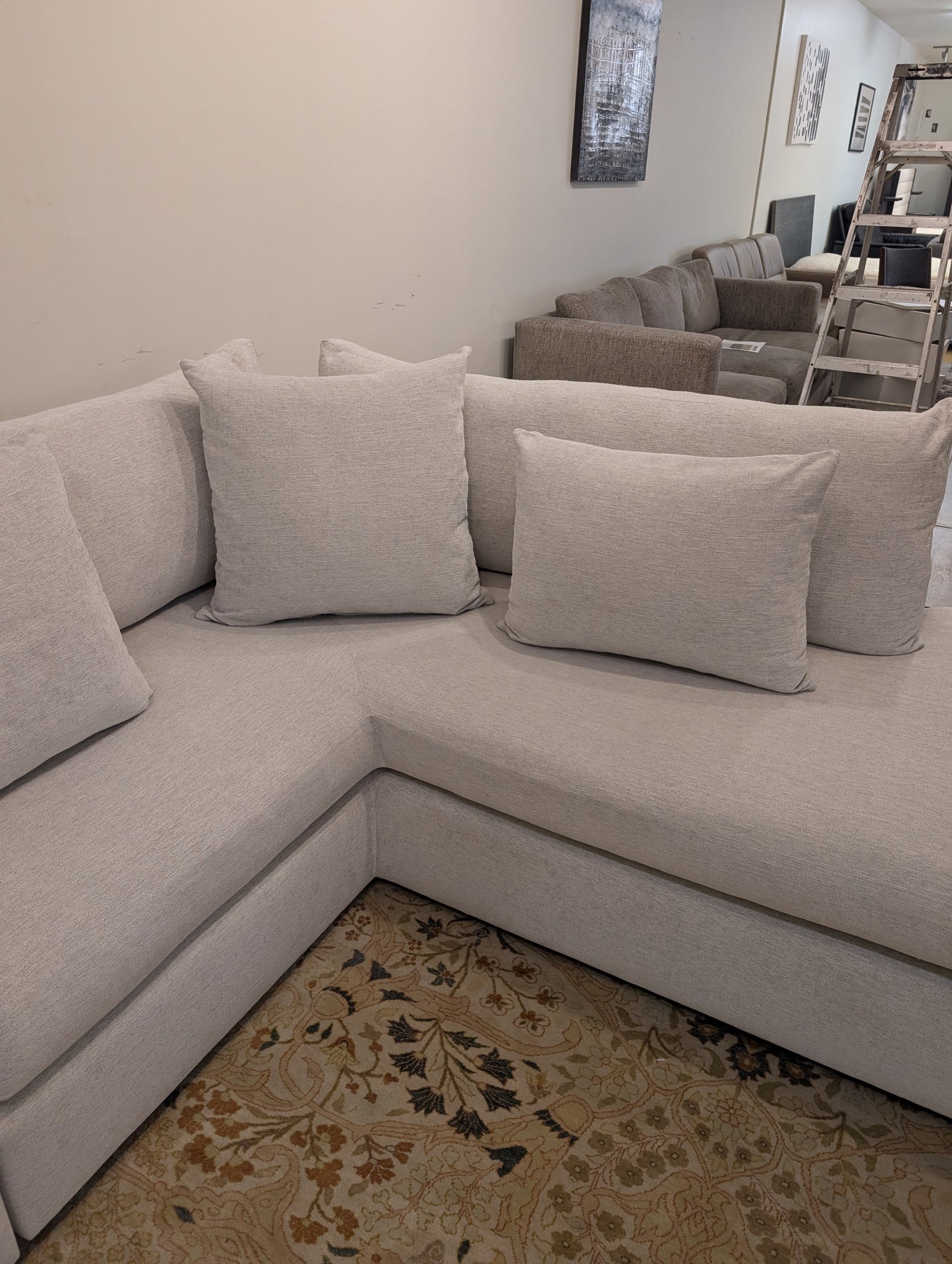 Rene Cazares Messina Corner Sectional (With Paneling)