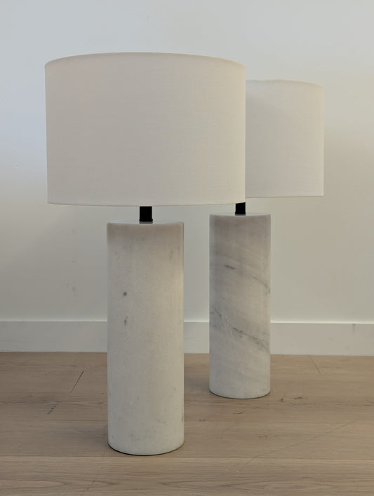 Jolenna by Ivy Bronx Marble Lamp (Set of 2)