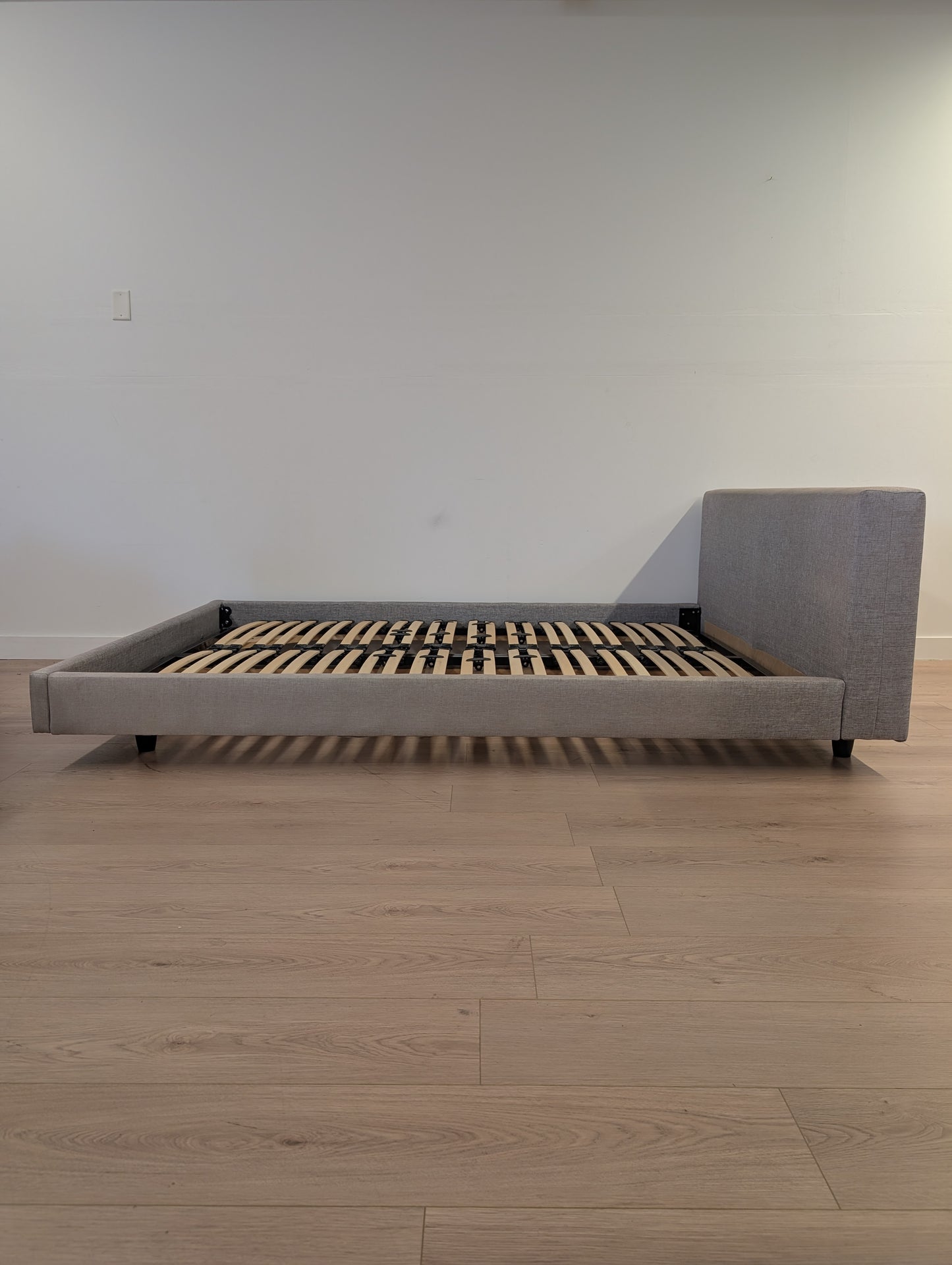 EQ3 Bento Queen Bedframe - Sherlock Nickel
