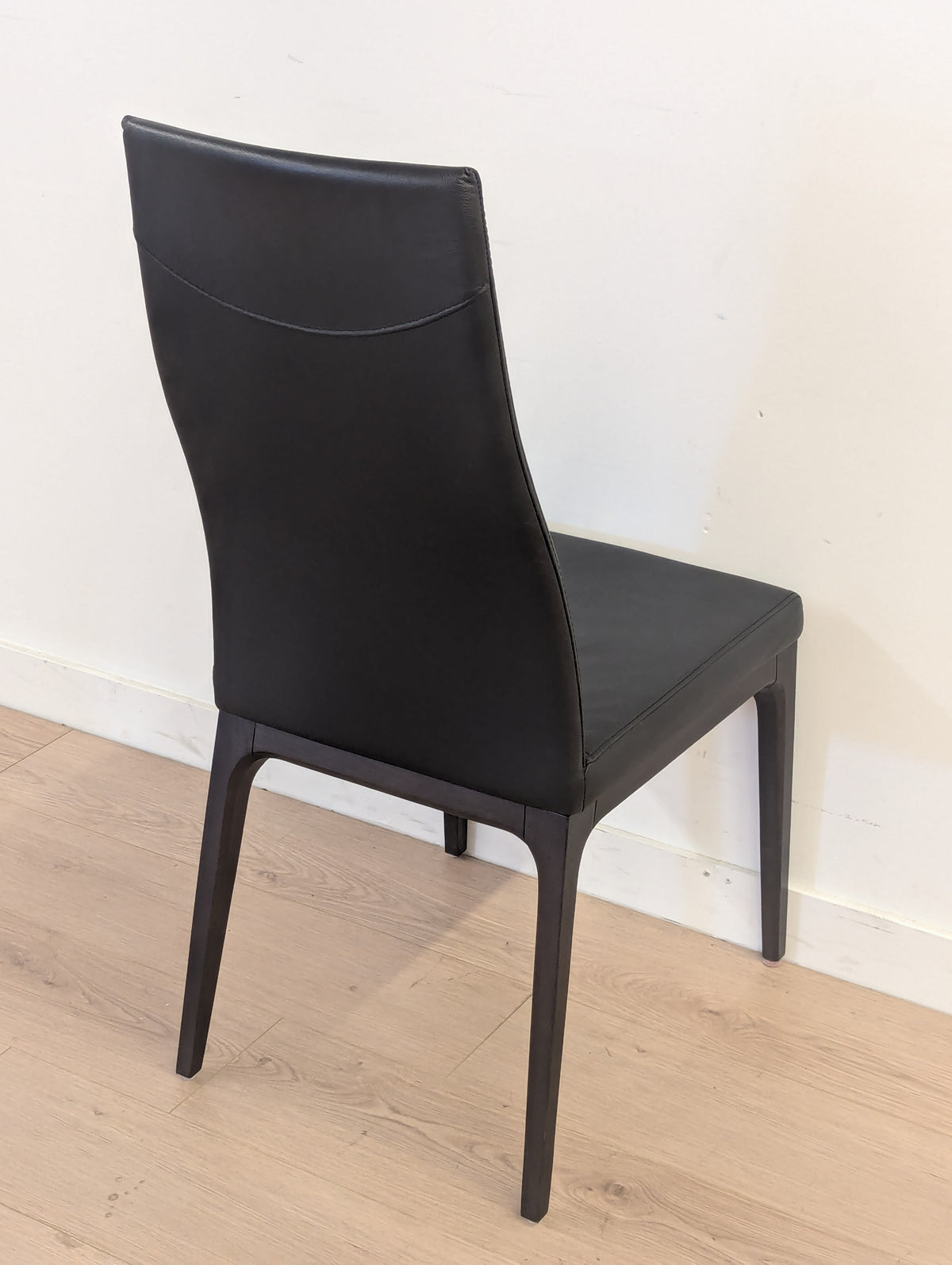 Scan Designs Leather Dining Chairs (Set of 4)