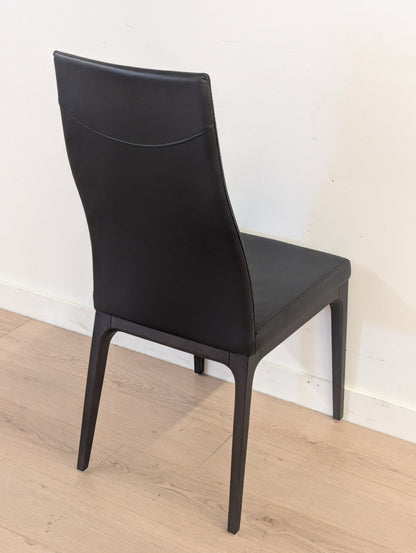 Scan Designs Leather Dining Chairs (Set of 4)