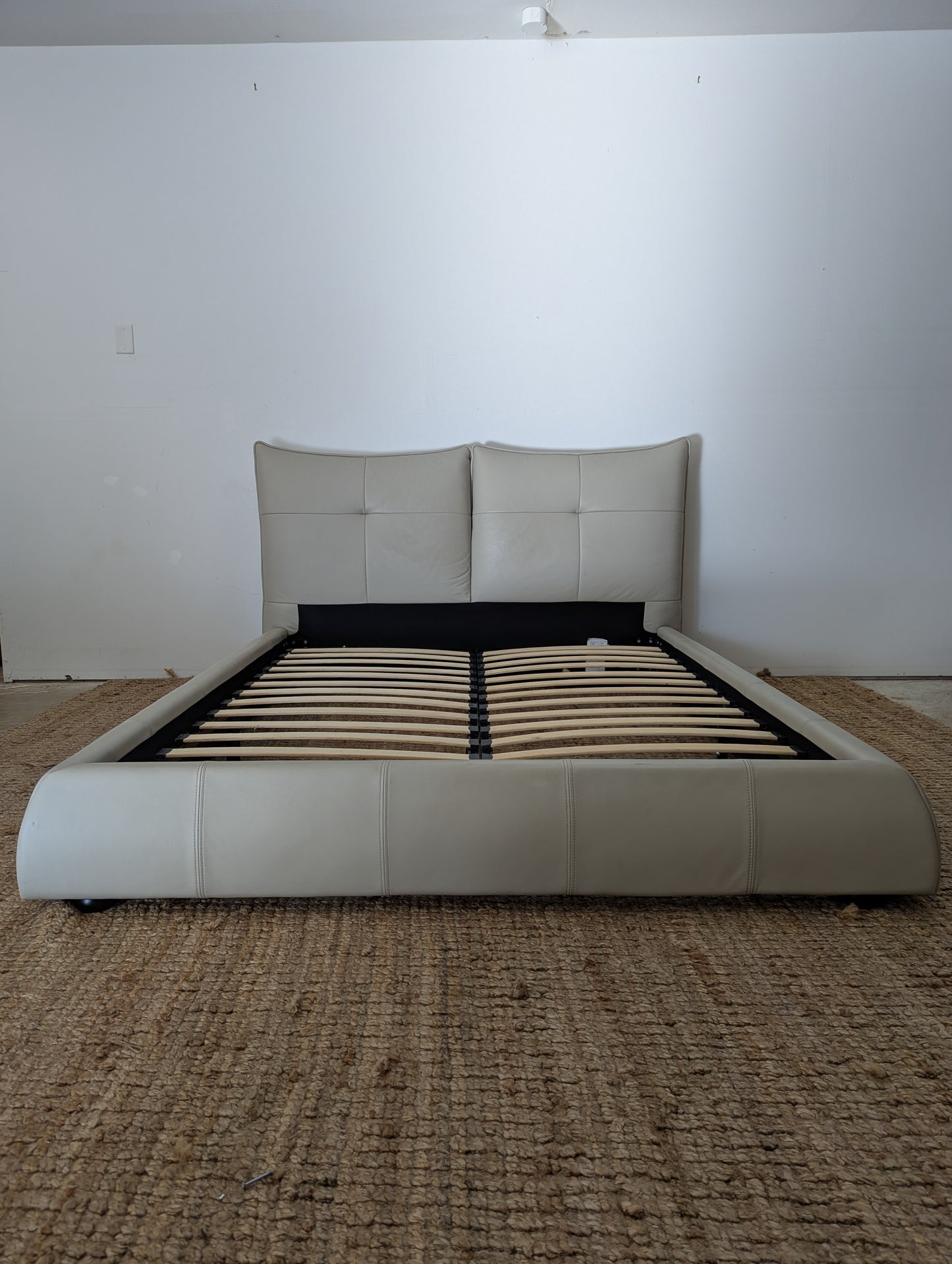 Modrest Patrick Leather Bedframe