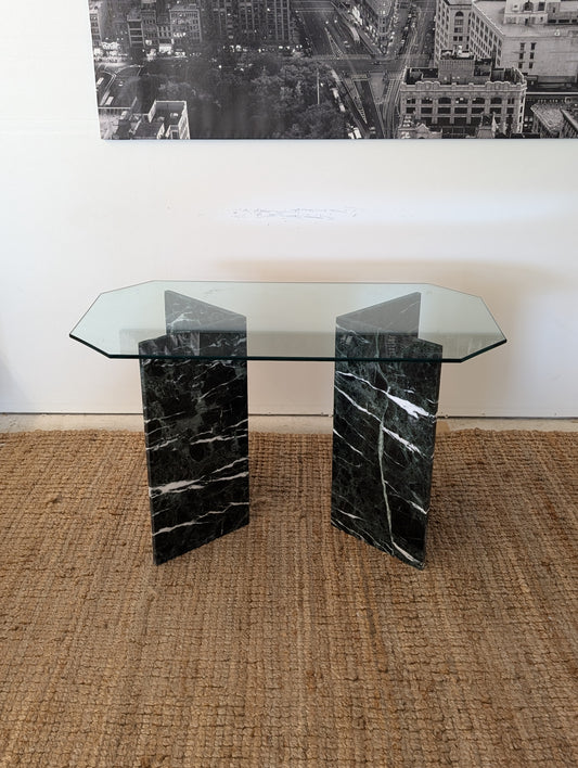 Marble Glass Table