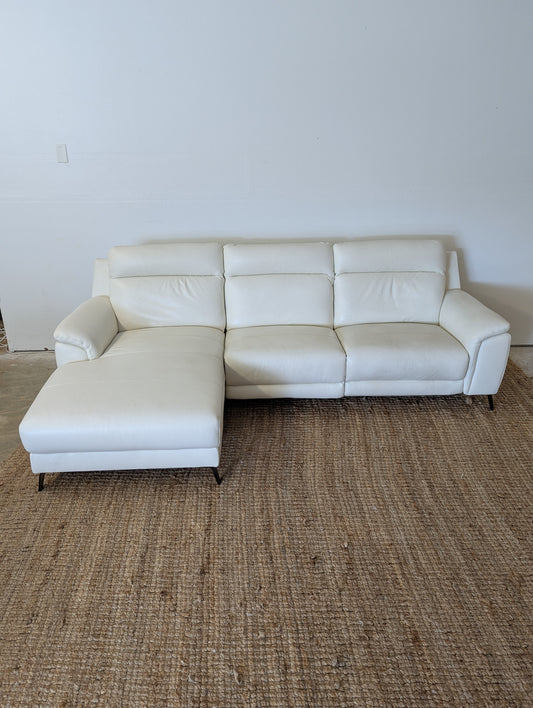 Scan Designs 5317 Power Reclining Leather Sectional