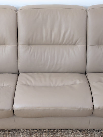 Stressless Wave Low Back Reclining Sofa