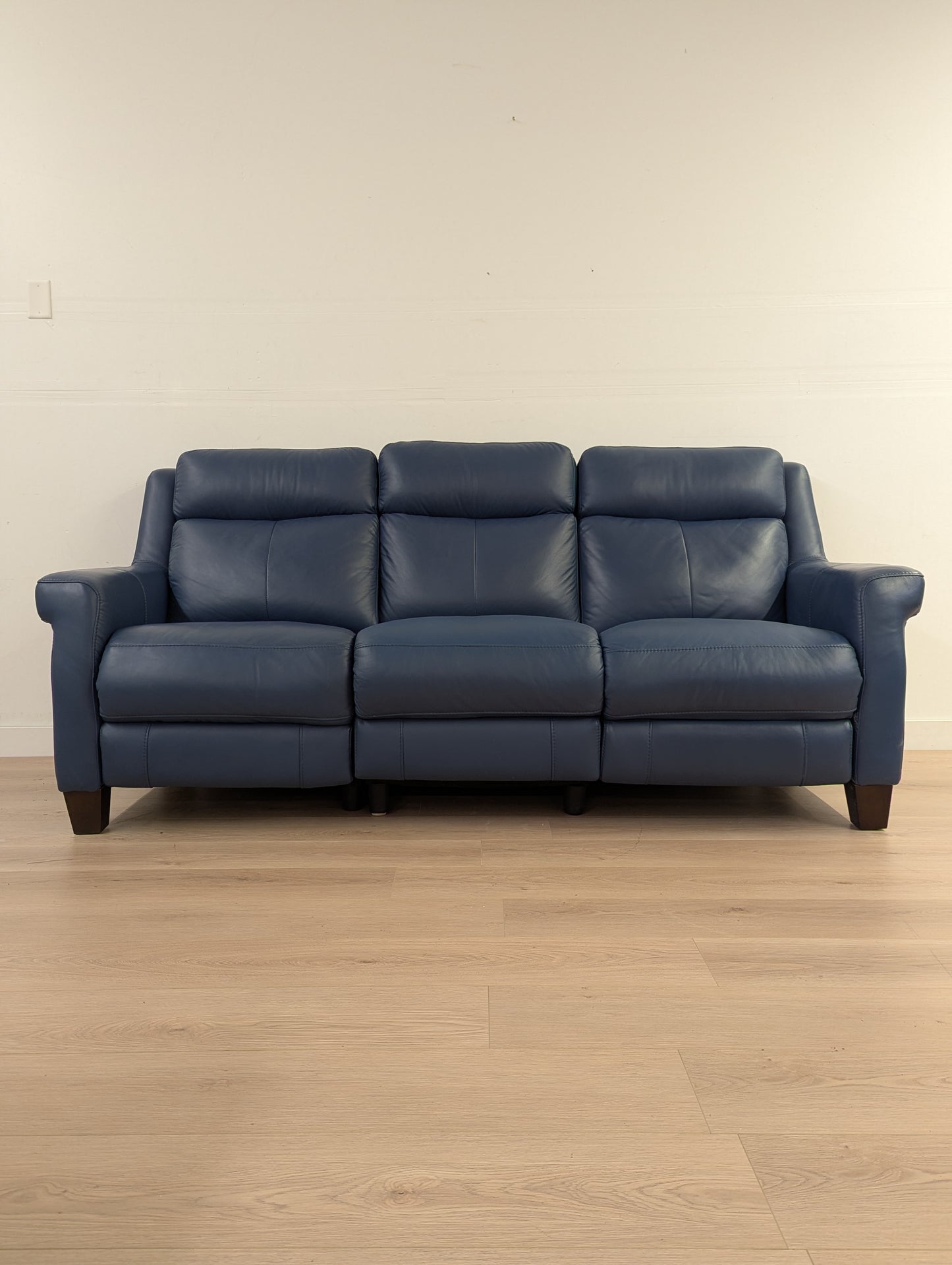 Amax Houston Power Reclining Leather Couch
