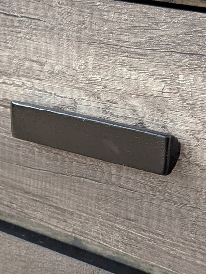 Grayson Rustic Nightstand Grey Oak